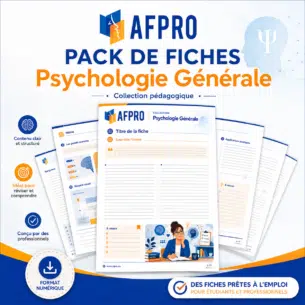 Psychologie générale - Pack de 50 fiches