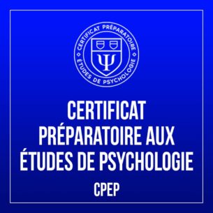 Certificat préparatoire aux études de psychologie (CPEP 26)